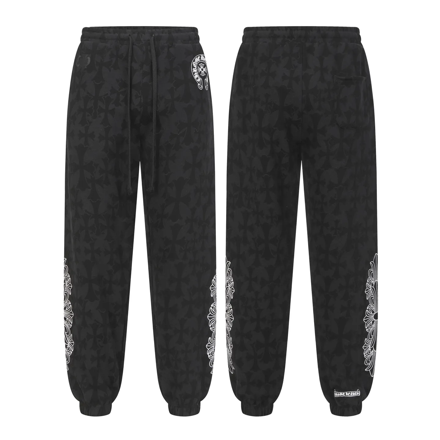 P280 #W5004 cross-border model. Those who pursue quality, please do not place an order. -Chrome Hearts/Chrome Hearts dark pattern all-over Sanskrit letter printed trousers, casual pants and sweatpants -High weight, high density and high quality. The wool is soft, delicate and skin-friendly. It feels soft and silky. It has excellent warmth and skin-friendly properties.